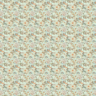 Prasoon, Colorful Floral Pattern Wallpaper, Green