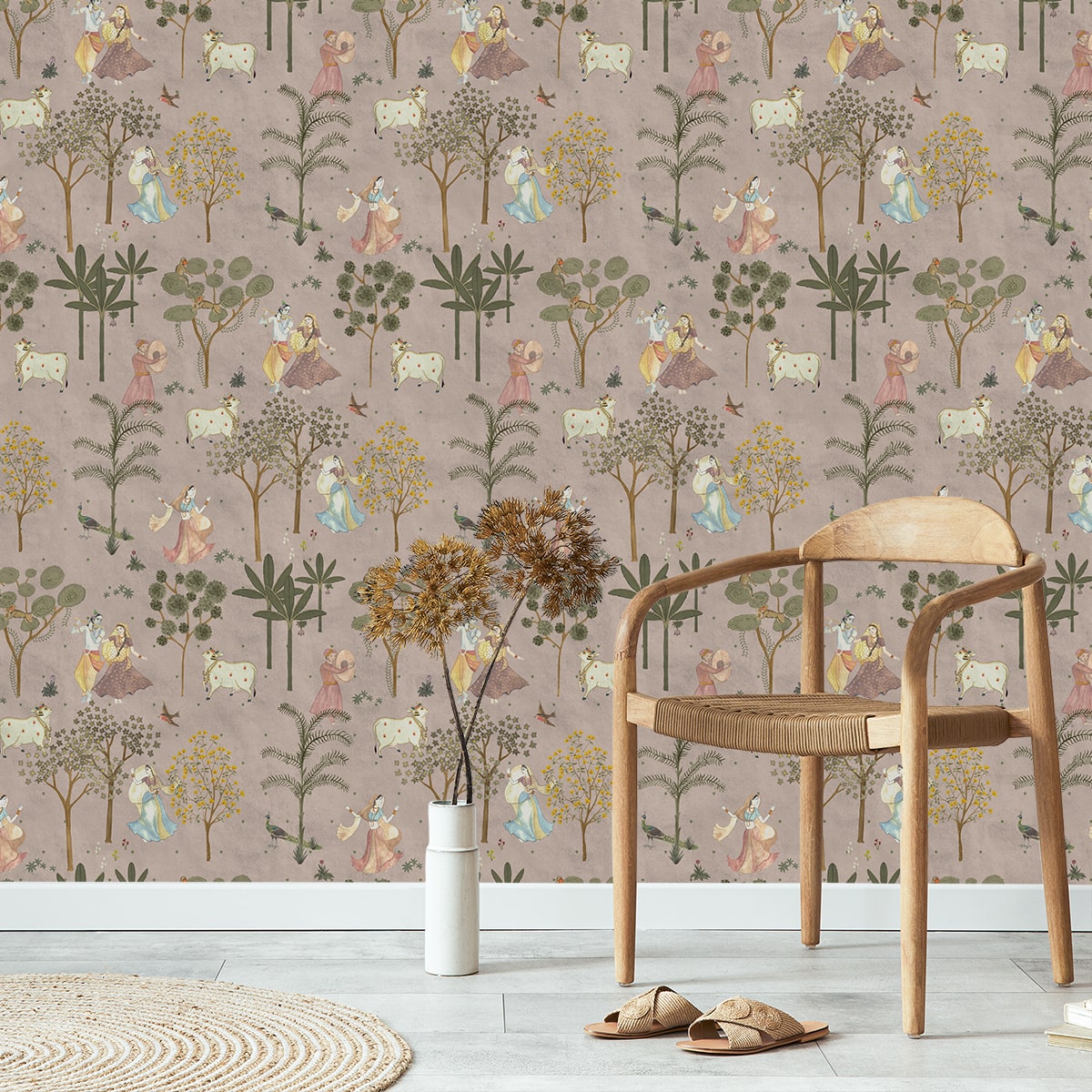 Vinnie Linen - S10190 – Scandinavian Wallpaper