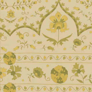 Phulkari Indian Wallpaper Roll in Sunflower Yellow Color Buy Now