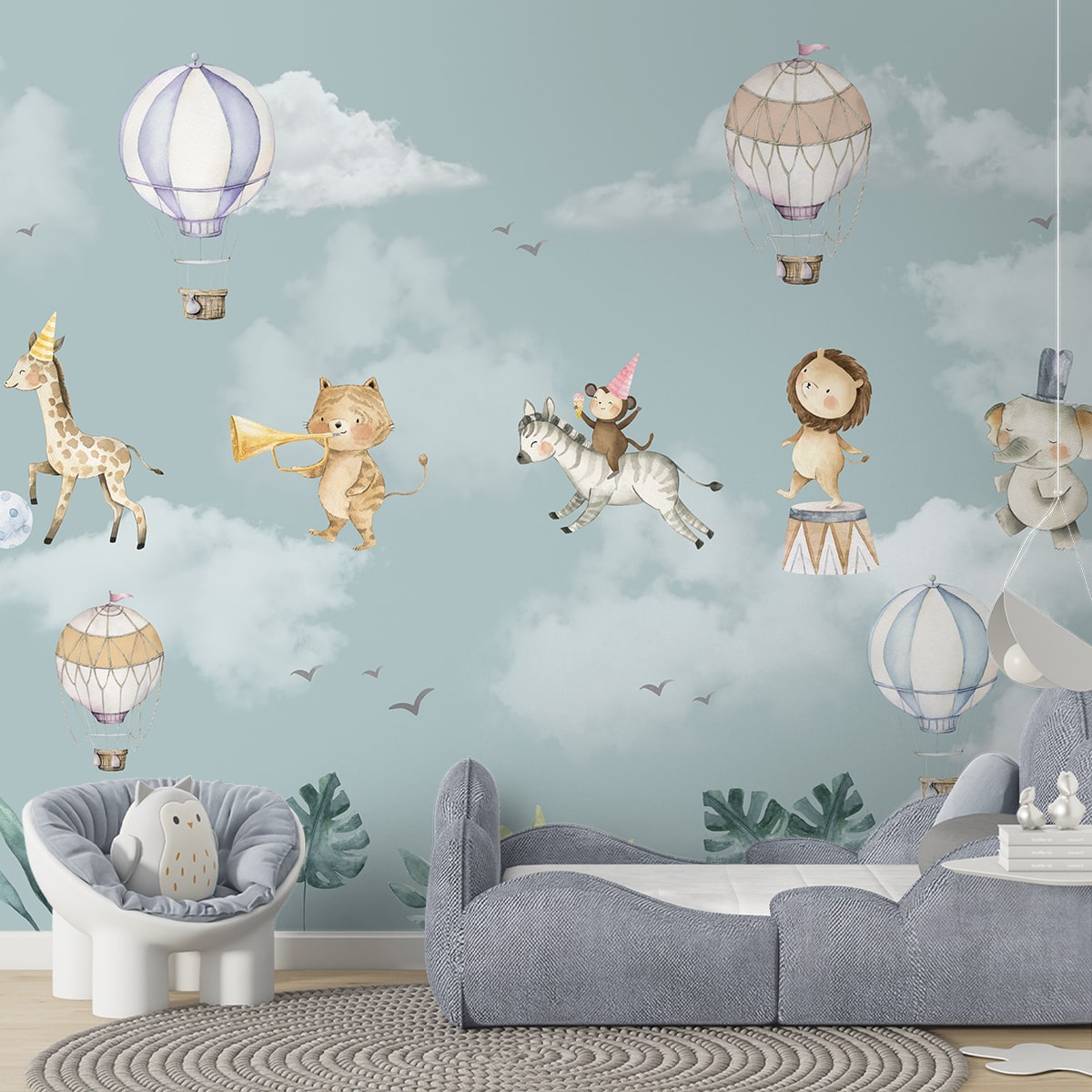 Gender Neutral Nursery Wallpaper Murals. – EazzyWalls