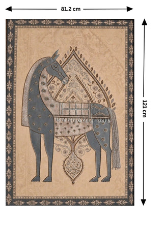 Swarna Ashwa, Embroidered Wallart