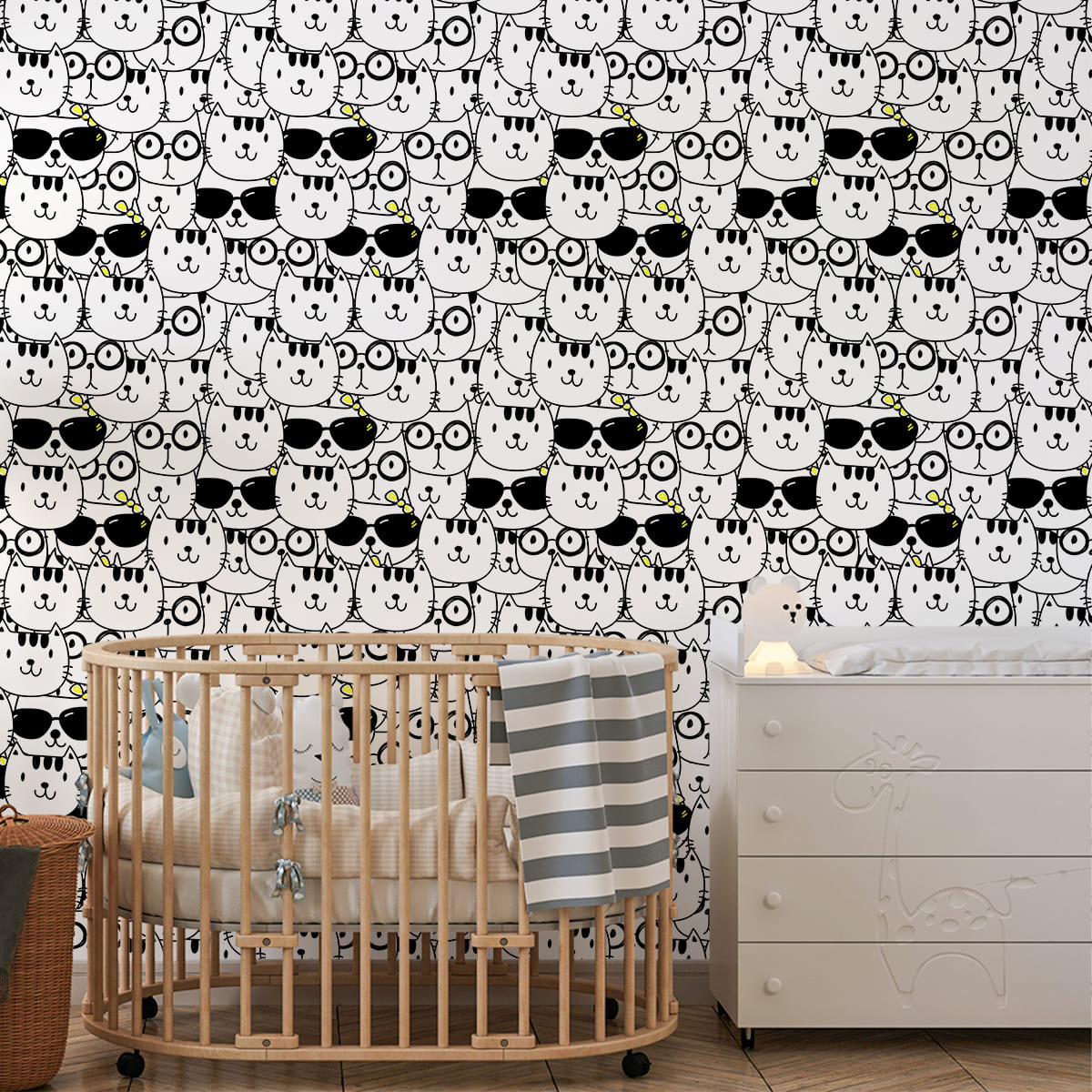 Cool Cats Motifs For Kids Room