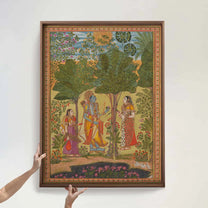 Raga Rama from a Ragamala series Vintage Indian Painting Wall Art Digital Print Poster 36 x 48 inches 