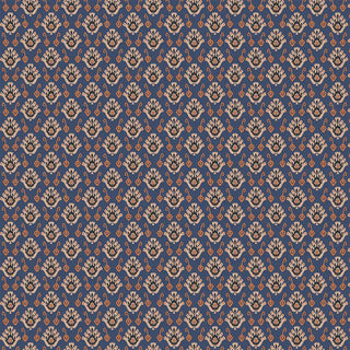 wallpaper emphasizing the uniform design and detailing of the classic motifs.