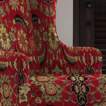 Dari Style Sofa and Chairs Upholstery Fabric Red carpet style design