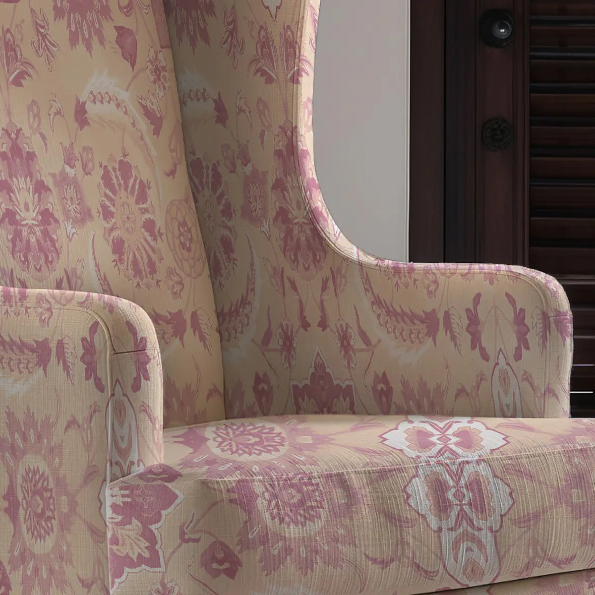 Khumar Sofa and Chairs Upholstery Fabric pink Carpet style pattern