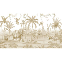 Shop Sepia Jungle Bubble Kids Room Wallpaper By Lifencolors