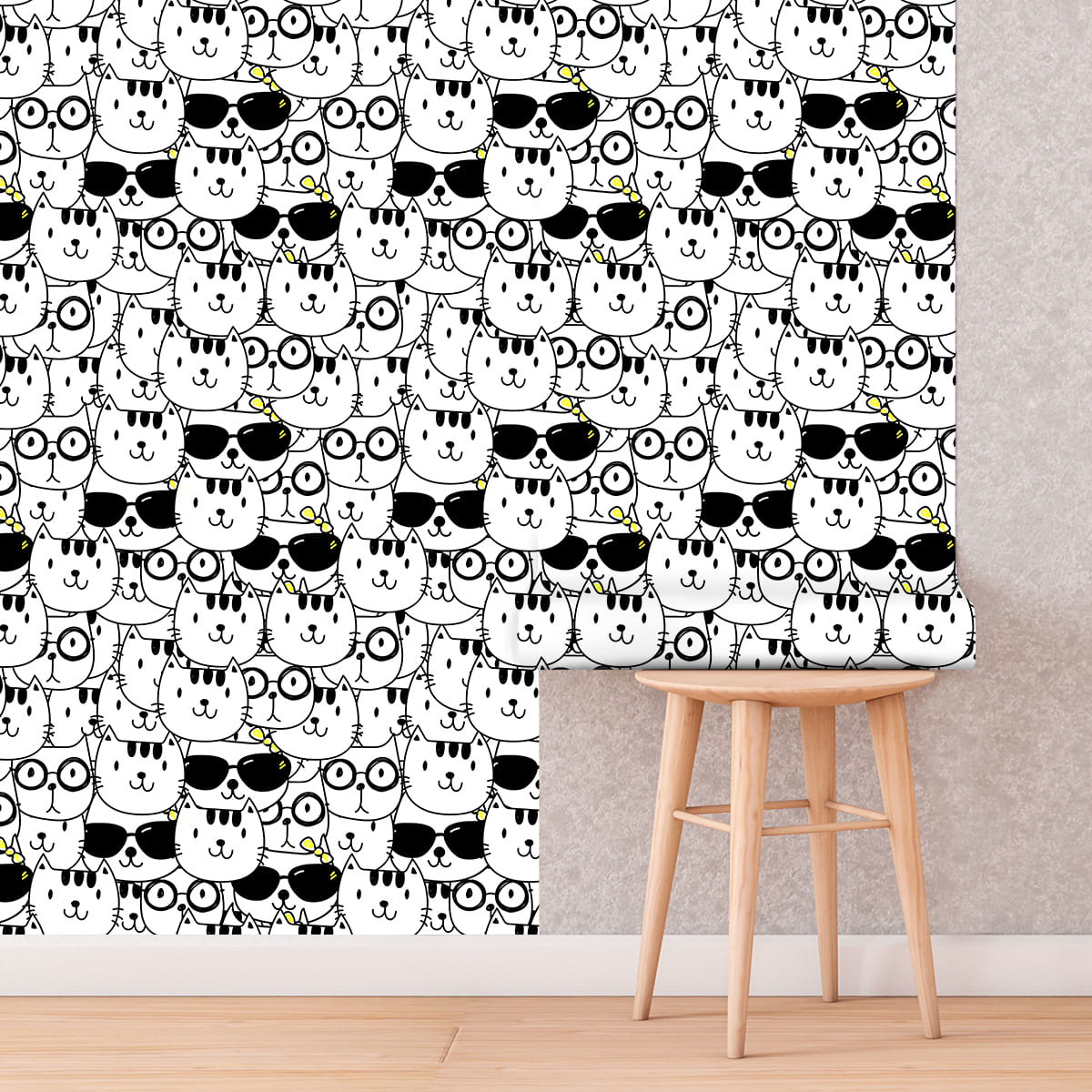 Cool Cats Motifs For Kids Room