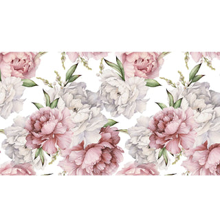 Big Flower With Water Color Panel Wallpaper