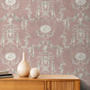 European Tapestry Beautiful Repeat Pattern Made for Walls Pink