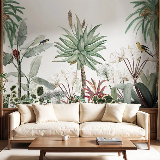 A Story by the Garden Wallpaper, Customised Living Room 