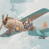 Shop Air show Kids Room Wallpaper By Lifencolors