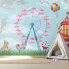 Animal Fun Park, Kids Room Customised Wallpaper