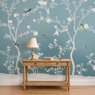 Aura_in_the_Garden_Blue_Chinoiserie_Wallpaper_Mockup_Console