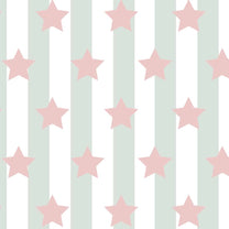 Stars and Stripes Spectacle: Seamless Design for Kids, Green