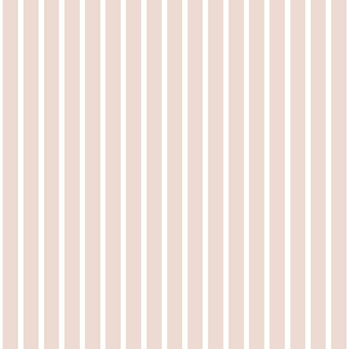 Seamless Pastel Striped Wallpaper for Walls, Candy Peach