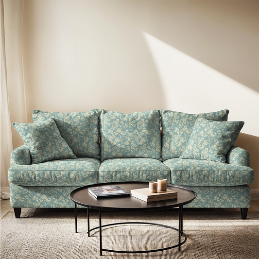 Cameo Design Sofa and Chairs Upholstery Fabric Mint Green Shop Now 