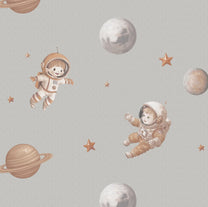 Shop Caramel Smoke Astronaut Adventures Repeat Pattern By Lifencolors 