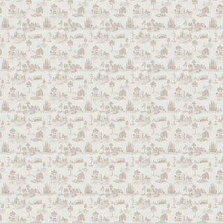 Shop Chic Toile European Wallpaper Roll in Beige And White Color by Lifencolors