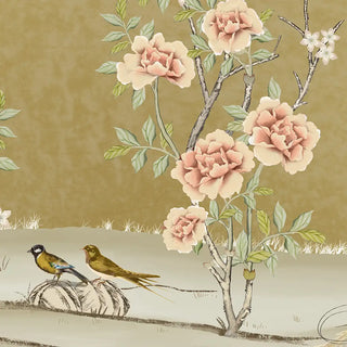 Chinoiserie Pattern Wallpaper, Customised Room Walls, Customised Shop By Lifencolors 