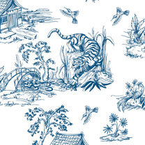 Classic Toile Charm, Room Wallpaper