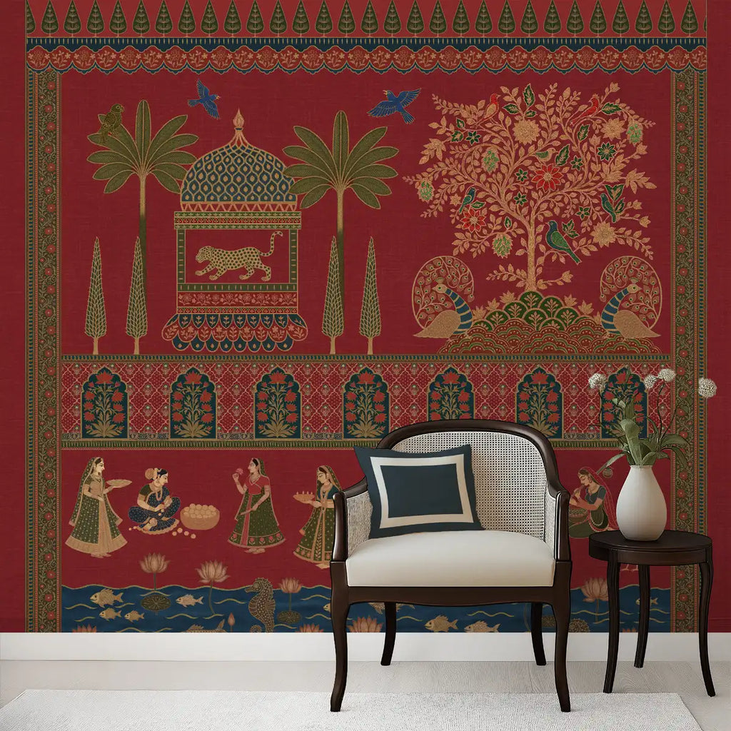 Colors of India Traditional Wallpaper for Wall | Life n Colors