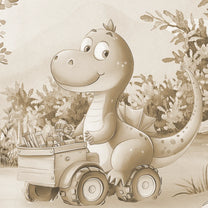 Shop Dino Camp Kids Room Wallpaper Mocha Mist By Lifencoors