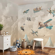 Dusky Amber Atmospheric Bliss Kids Room Wallpaper