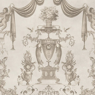 European Tapestry Wallpaper Roll in Off White Color Buy Now