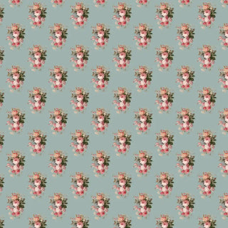 Shop Florid Floral Roll Wallpaper In Blue By Lifencolors