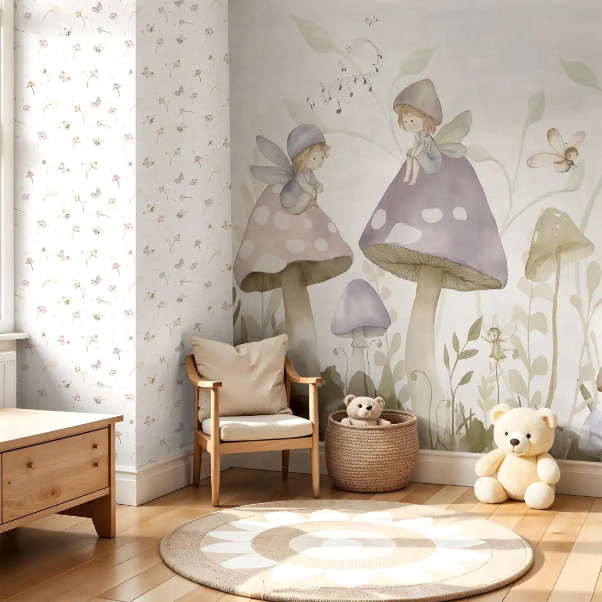 Forest fairies Kids Room Wallpaper