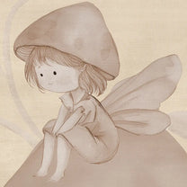 Shop Forest Fairies Warm Monochrome Kids Room Wallpaper By Now