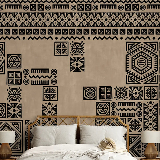 Formerly Tribal Abstract Customised Wallpaper for Rooms