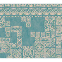 Shop Formerly Tribal Teal Abstract Customised Wallpaper for Rooms By Lifencolors 