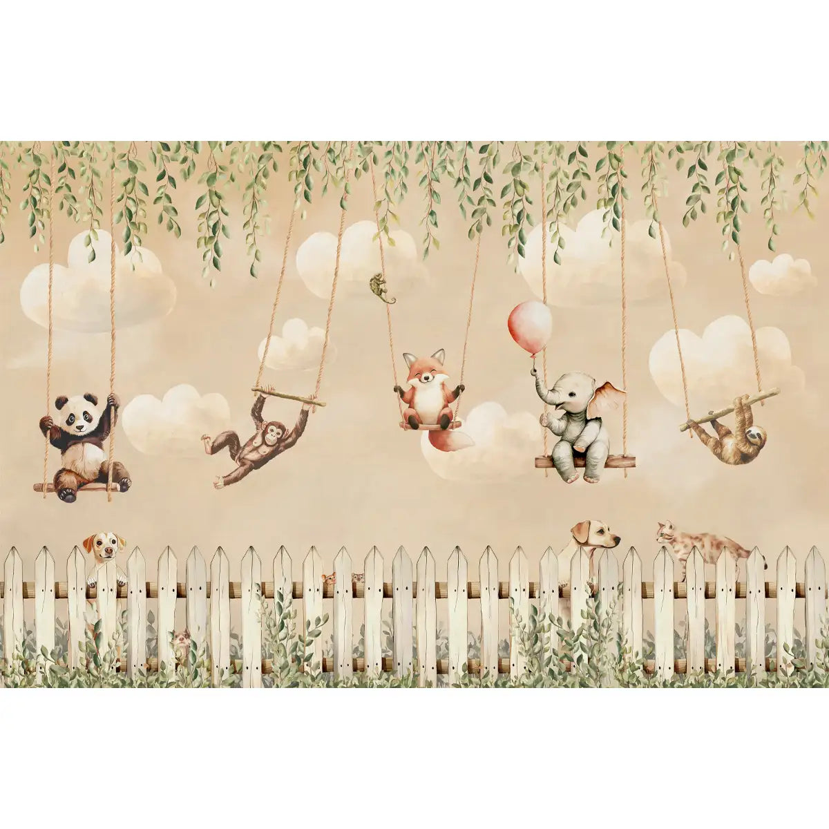 Giggle Garden Dusky Amber Kids Room Wallpaper Buy Now 