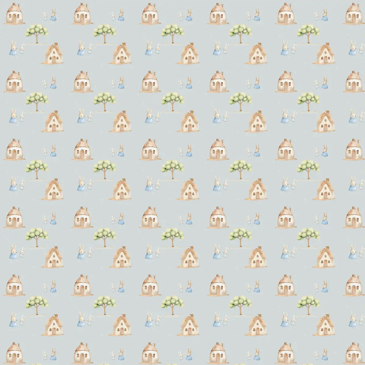 Hopper Town Repeat Pattern, for Kids Room Shop Now