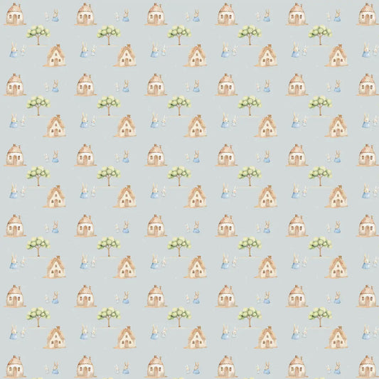 Hopper Town Repeat Pattern, for Kids Room Shop Now