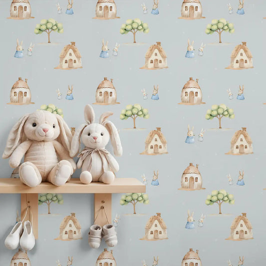 Hopper Town Repeat Pattern, for Kids Room