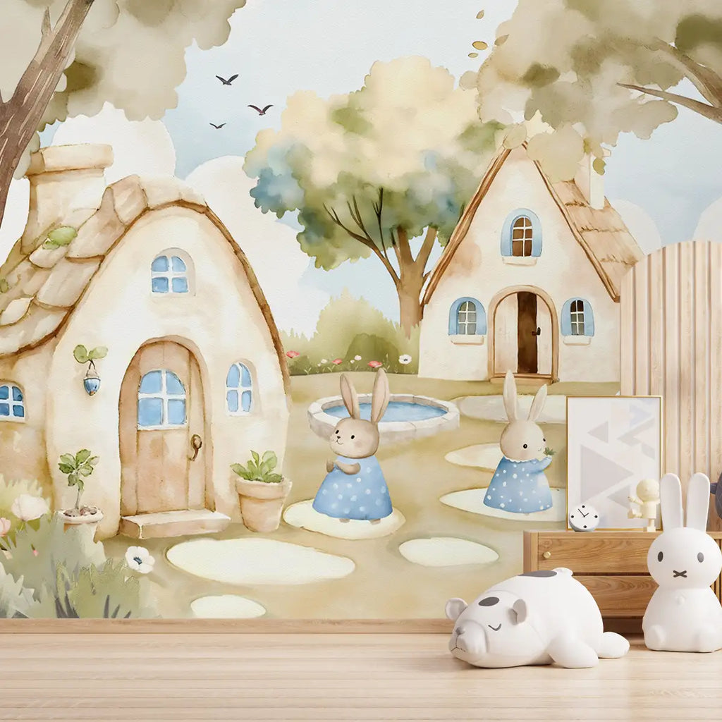 Hoppington Kids Room Wallpaper | Life n Colors