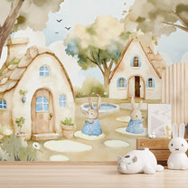 Hoppington Kids Room Customised Wallpaper