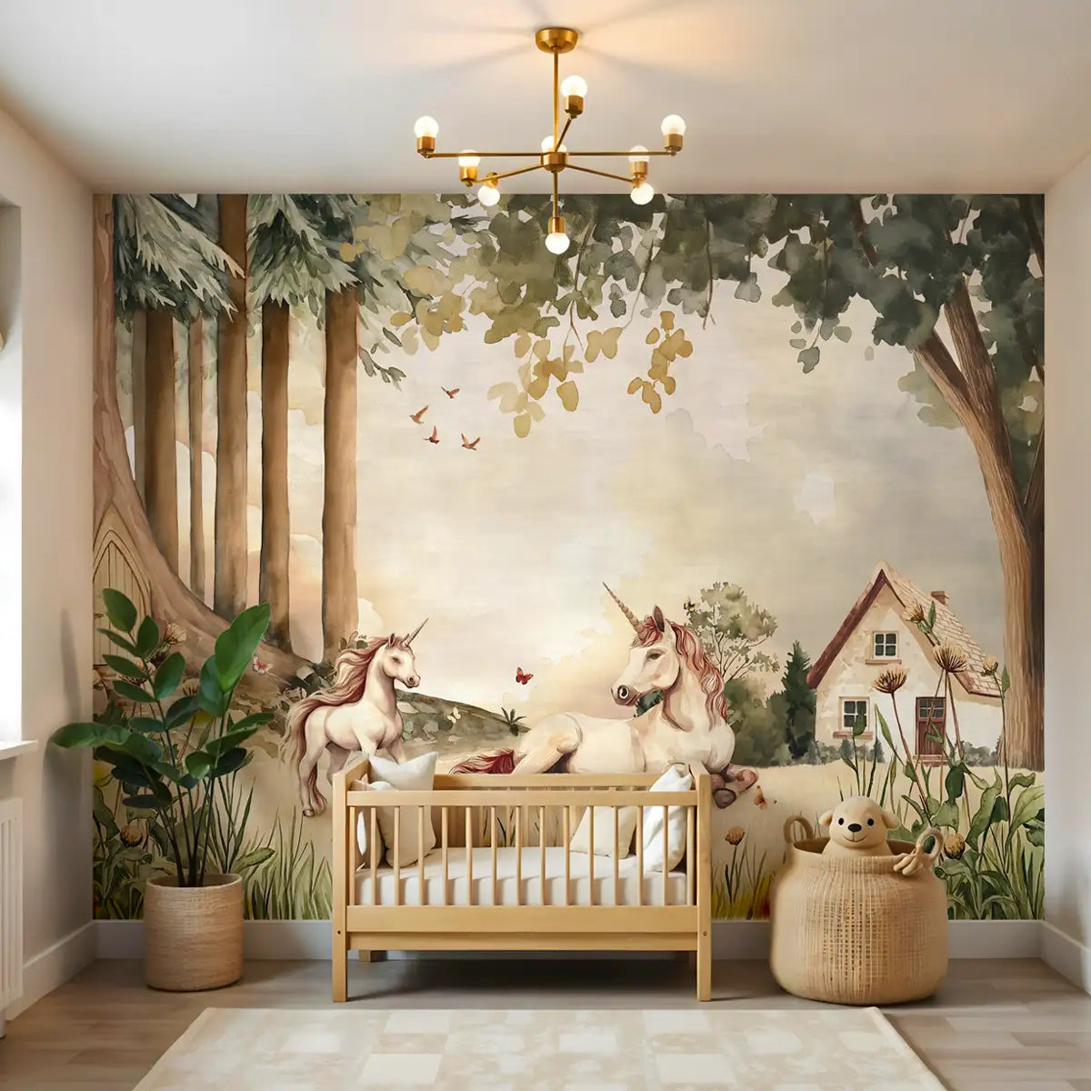 Horn of Wonders Kids Room Wallpaper