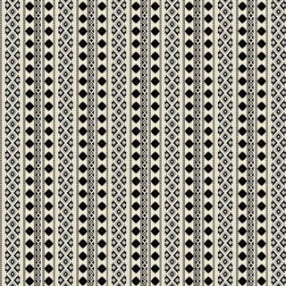 Shop Ikkat Geometric Wallpaper Roll in Black And White Color By lifencolors