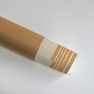 Rolled Imperial Delhi Vintage Indian Wall Art Poster showing soft sepia tones and architectural details, perfect for heritage-inspired wall décor.