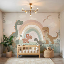 Joyland Kids Room Wallpaper In Pastel Pink Color Kids Bedroom