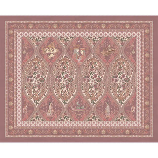 The Kashmiriyat Indian Style Wallpaper mural, showing the entire symmetrical and detailed pattern with a central medallion.