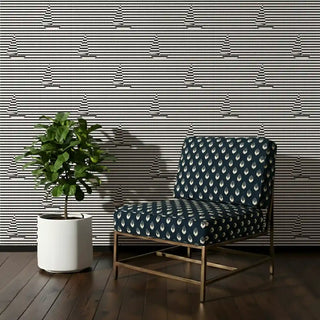 Kashti Abstract Strips pattern Design Wallpaper Roll Living Room 