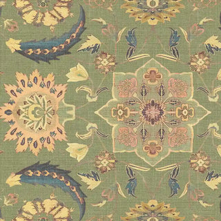 Khumar Indian Wallpaper Roll in Olive Green Color Buy Now 