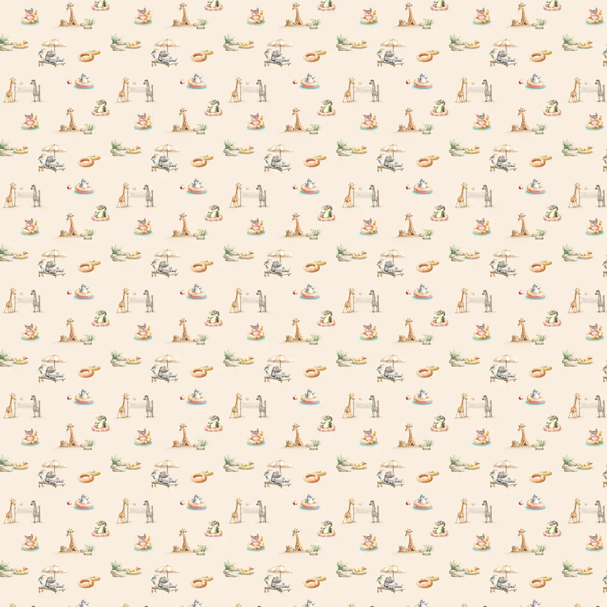 Kids Summer Splash Repeat Pattern, Design for Kids Room Buy Now