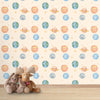 Planetary Playtime, Space Theme Wallpaper for Kids Room, Cream