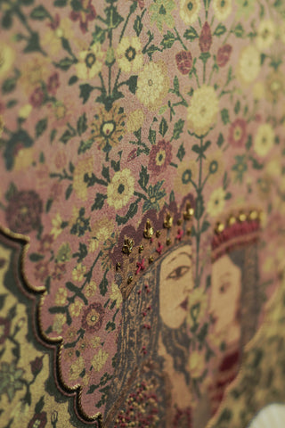 Décoration murale brodée européenne Grace Embrace